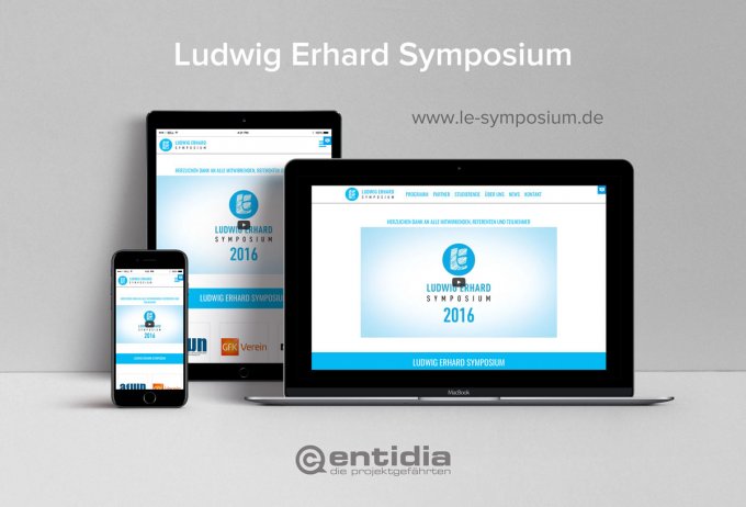 Ludwig Erhard Symposium - Ticketsystem, Eventmanagement, Website, Marketing