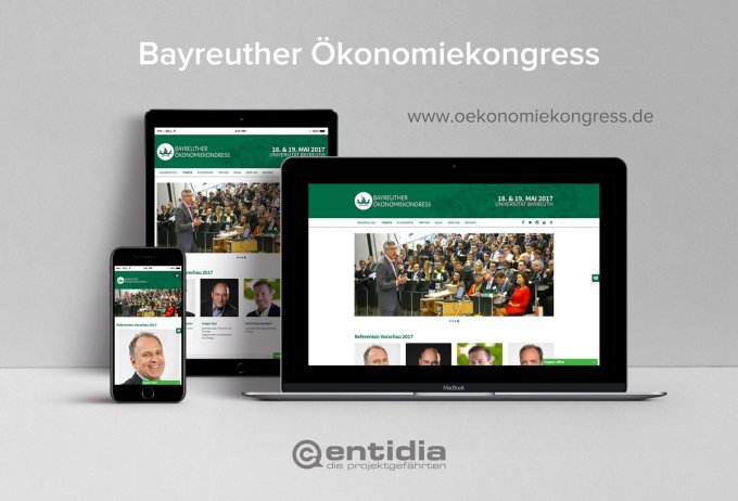 Bayreuther Ökonomiekongress - Webdesign, Ticketsystem und Eventmarketing