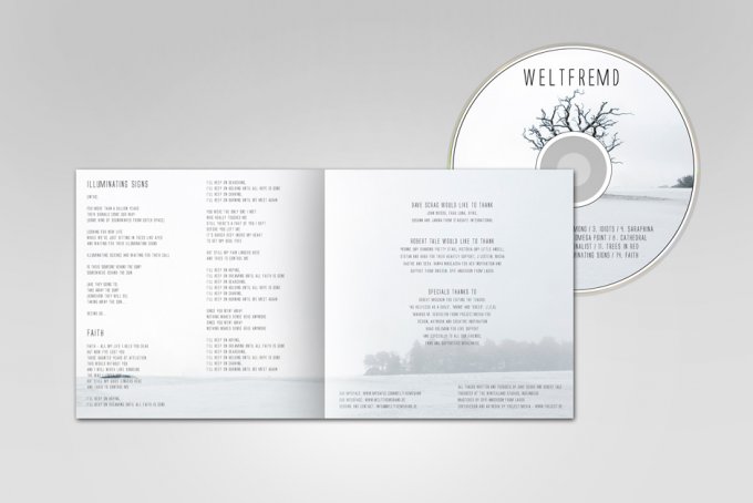 Weltfremd (Band) - CD-Artwork und Design